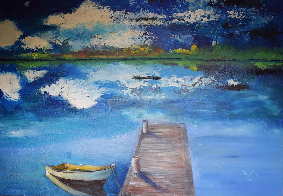 The Rowboat Painting by Gary Smith