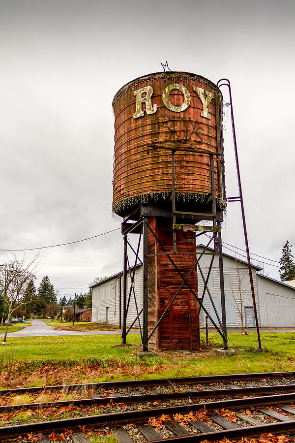The Roy Water Tower Photograph by Rob Green