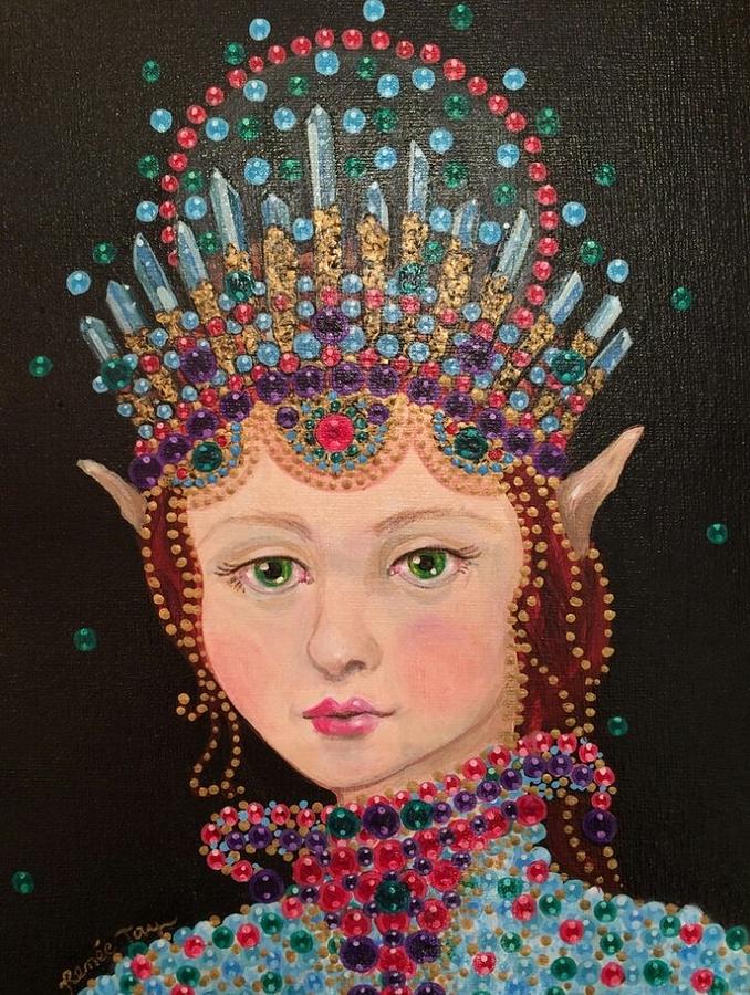 Fairy Painting - The Royal Fairy Princess Lira by Renee Tay