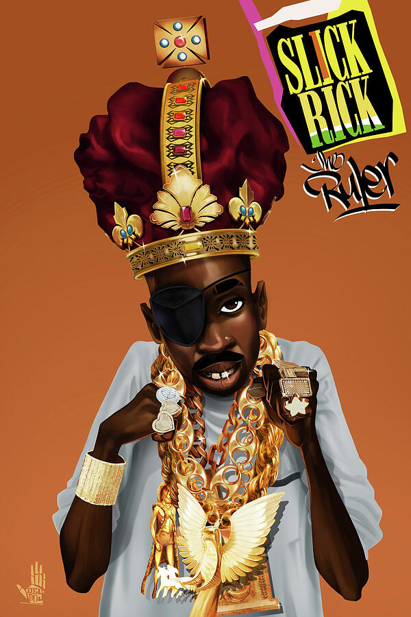 Slick Rick Drawing - The Rula by Nelson Dedos Garcia