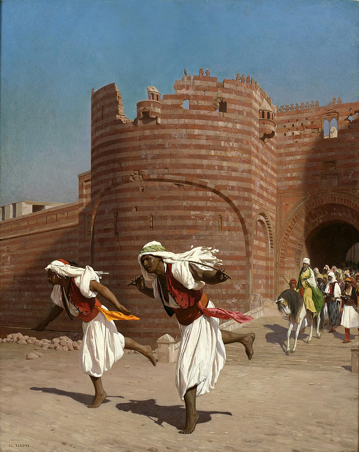 The Runners of the Pasha Painting by Jean-Leon Gerome