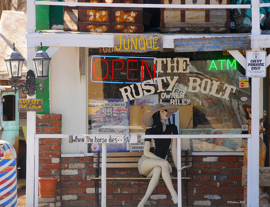 The Rusty Bolt - Seligman, Historic Route 66 by Victoria Oldham The Rusty Bolt - Seligman, Historic Route 66 by Victoria Oldham