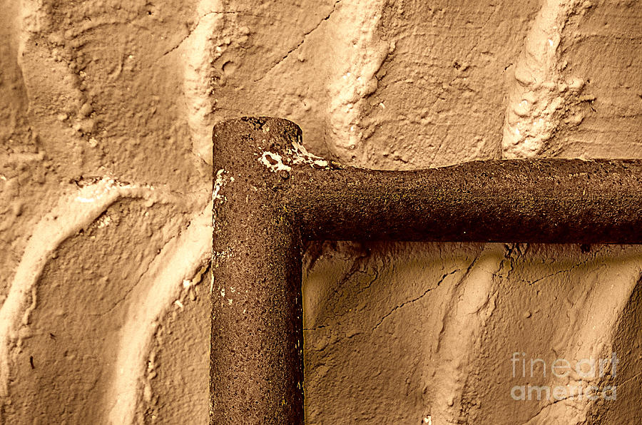 The Rusty Water Pipe Photograph by Michelle Meenawong