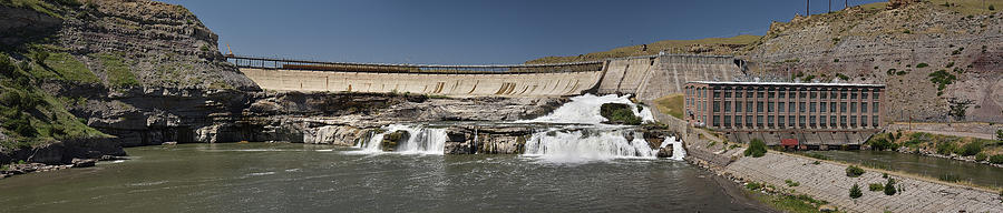 The Ryan Dam and Power Plant Photograph by Richard J Cassato