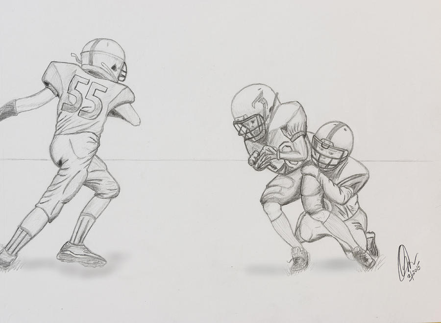 The Sack Drawing by Chris Thomas