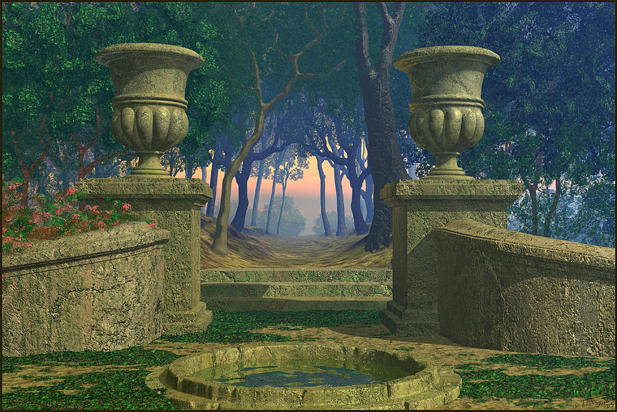 The Sacred Grove Digital Art by Terry Anderson
