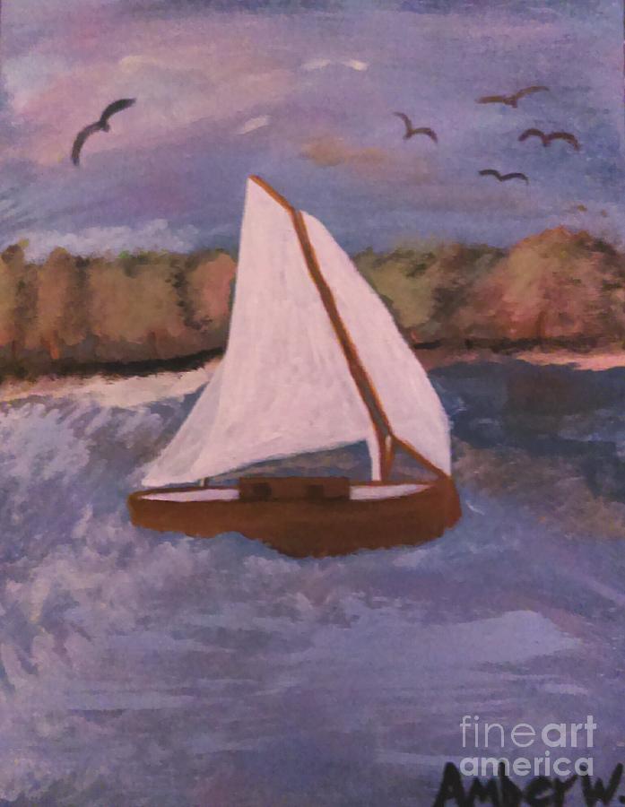 The Sail Boat Painting