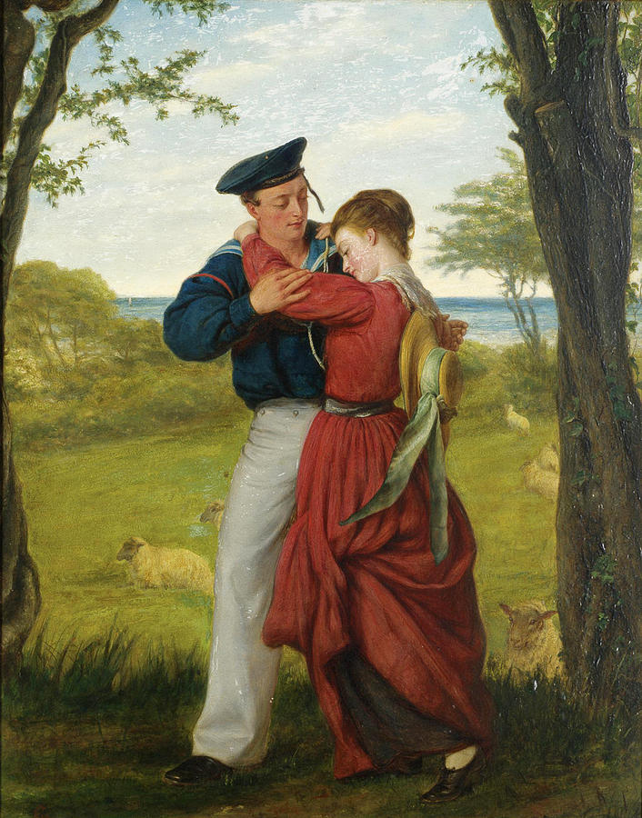 The Sailors Farewell Painting by William Gale