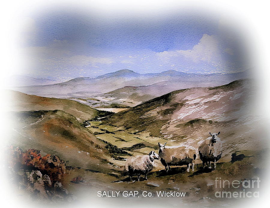 THE SALLY GAP Co. Wicklow Painting by Val Byrne