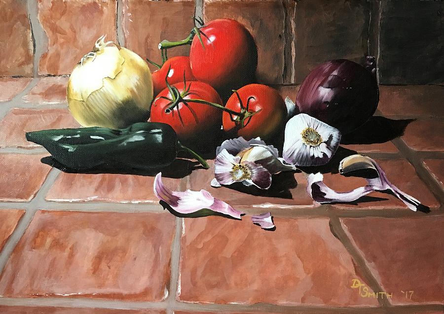 Still Life Painting - The Salsa Harvest by Daniel Smith