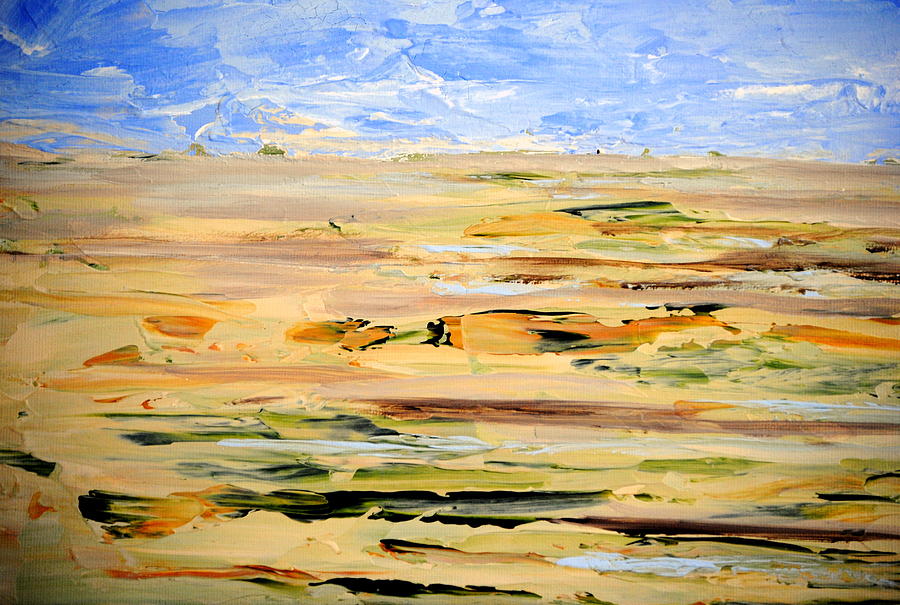 The Salt Marshes Painting by Celeste Friesen