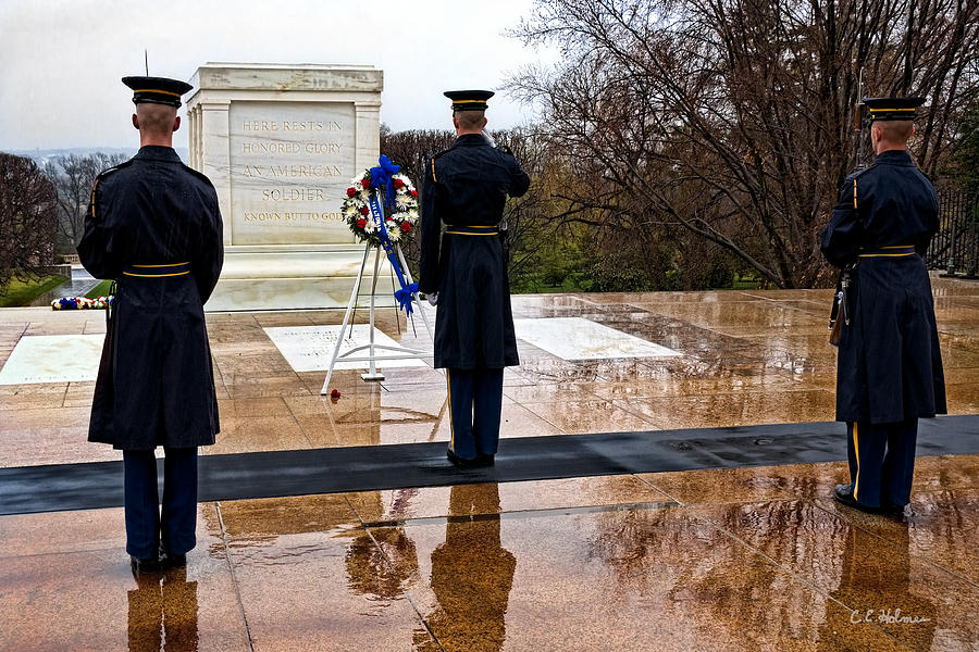 The Salute Photograph by Christopher Holmes