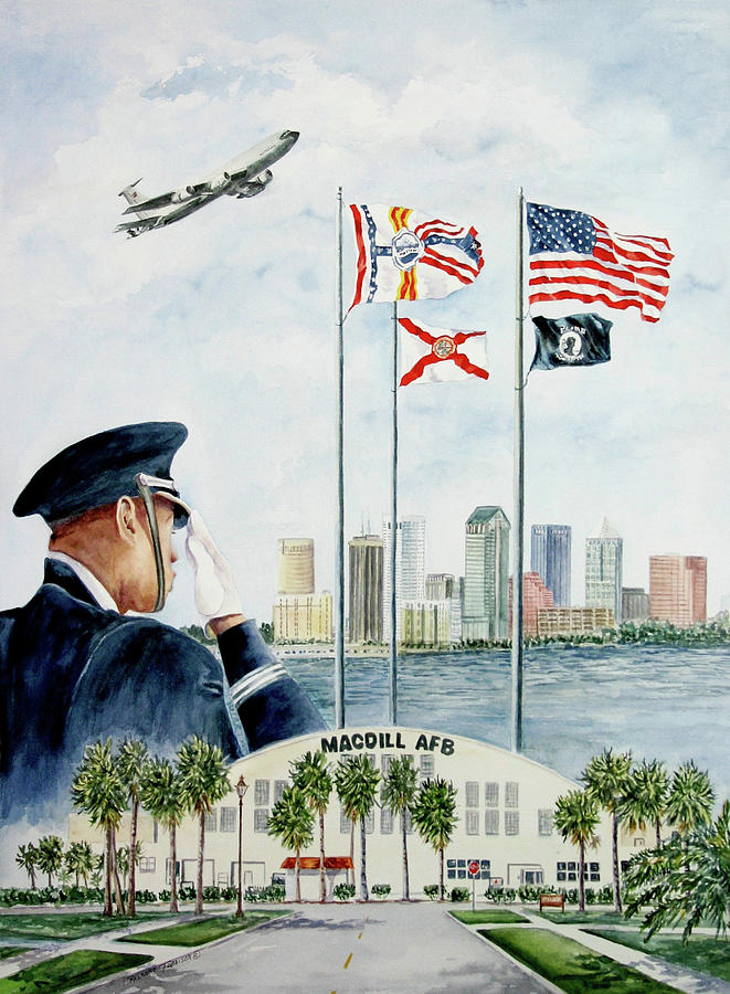 The Salute Painting by Roxanne Tobaison