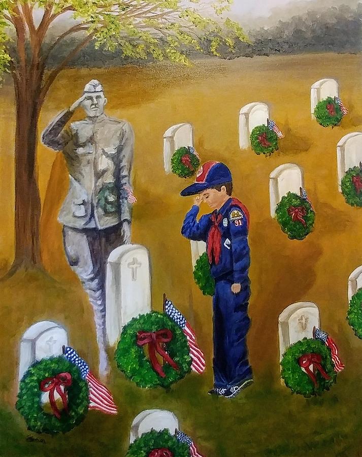 The Salute Painting by Sheree' Brown - Fine Art America