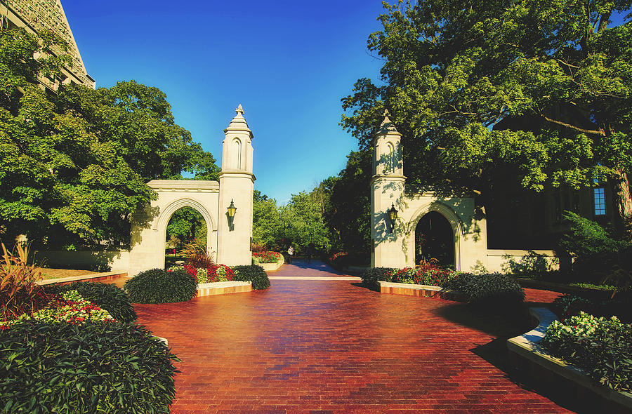Indiana University Photograph - The Sample Gates Of Indiana University by Mountain Dreams