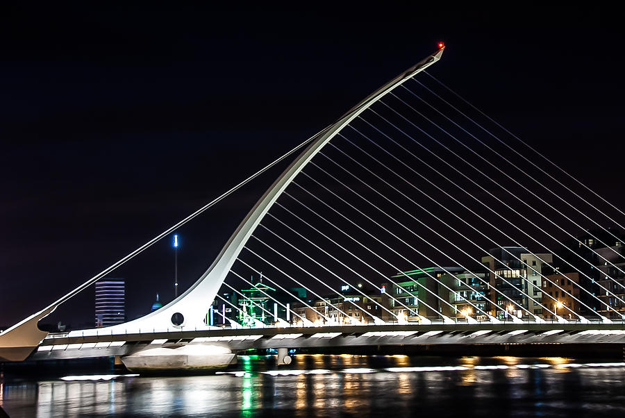 The Samuel Beckett Bridge Dublin Ireland Photograph By David Cooke