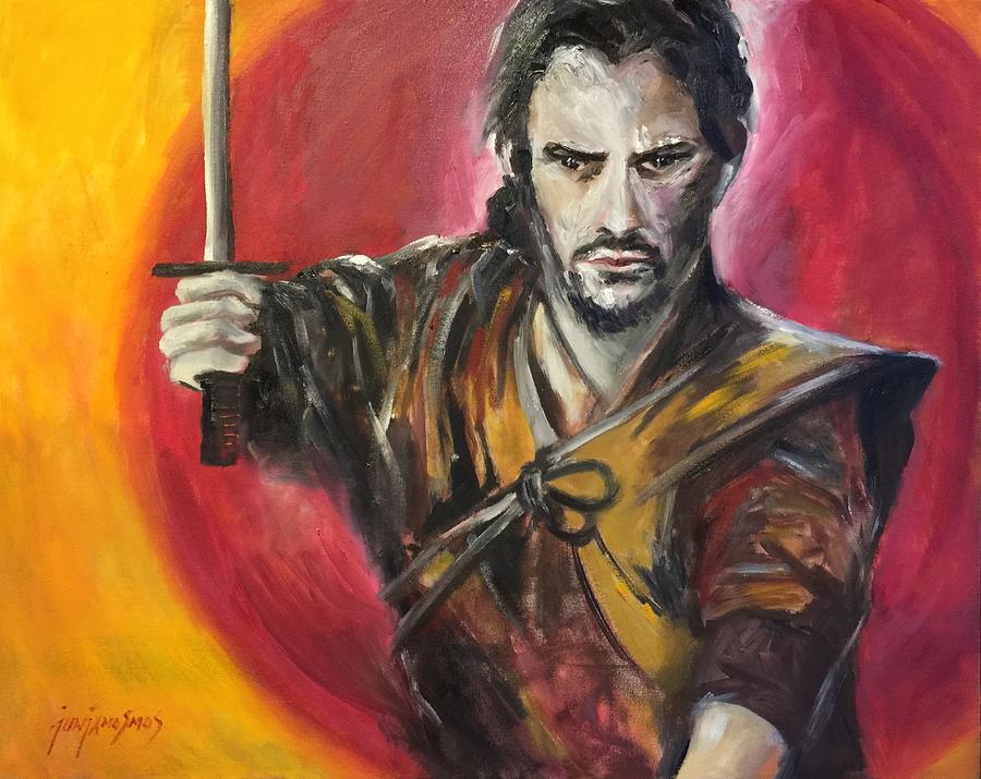 Jesus Christ Painting - The Samurai Warrior- Sold by Jun Jamosmos