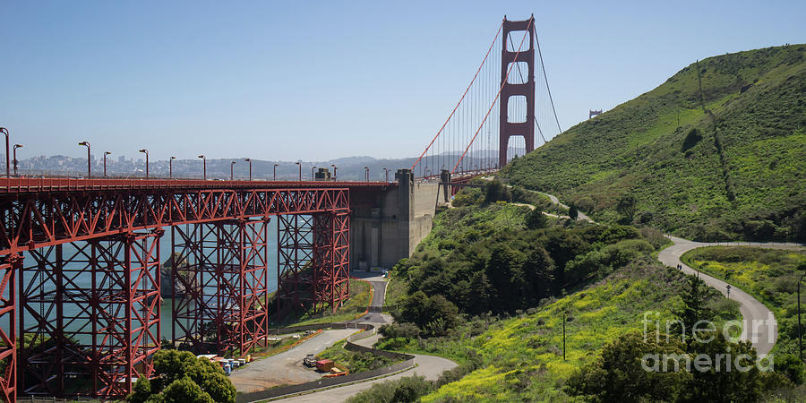 The San Francisco Golden Gate Bridge DSC6139long Photograph by Wingsdomain Art and Photography