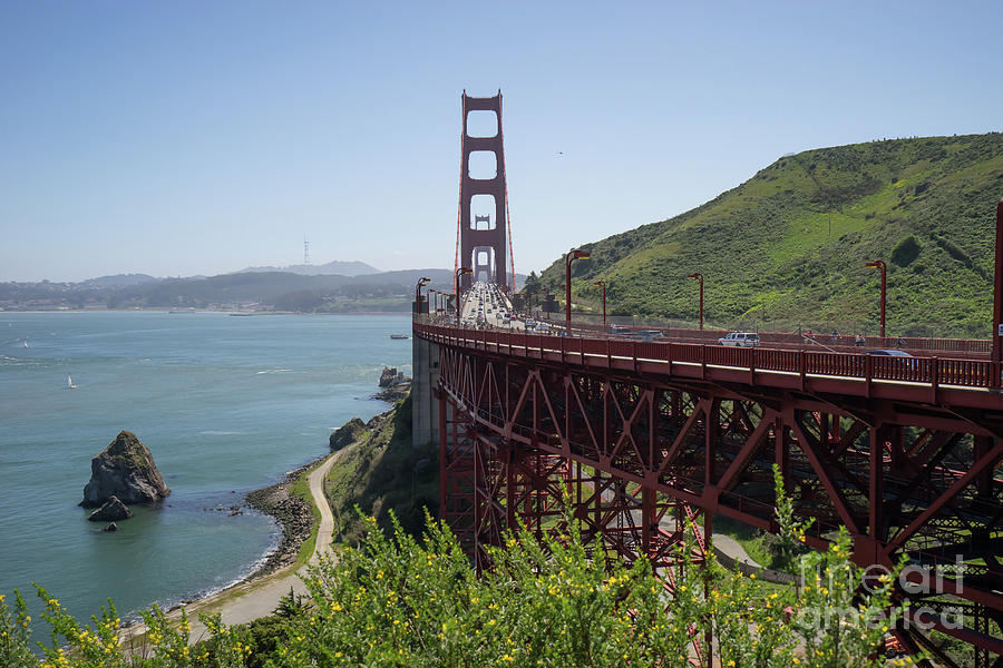 The San Francisco Golden Gate Bridge DSC6143 Photograph by Wingsdomain Art and Photography