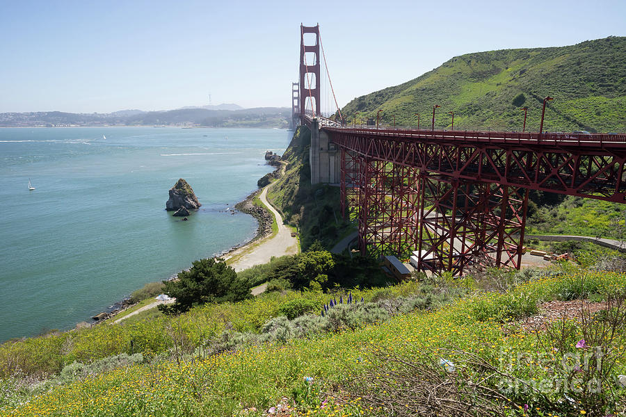 The San Francisco Golden Gate Bridge DSC6146 Photograph by Wingsdomain Art and Photography