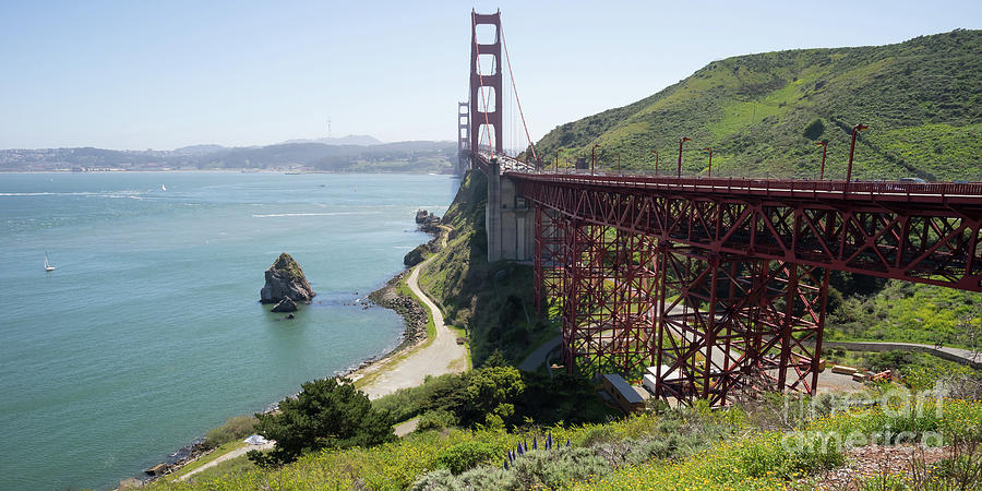 The San Francisco Golden Gate Bridge DSC6146long Photograph by Wingsdomain Art and Photography