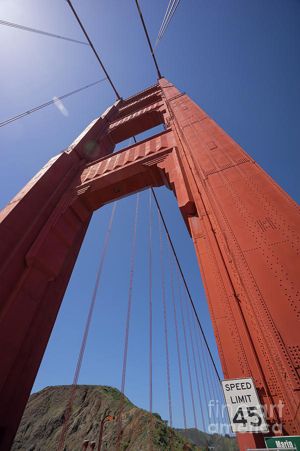 The San Francisco Golden Gate Bridge DSC6172 Photograph by Wingsdomain Art and Photography