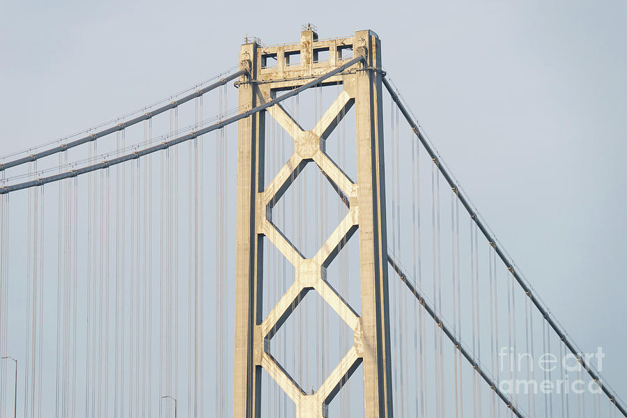 San Francisco Photograph - The San Francisco Oakland Bay Bridge DSC5846 by Wingsdomain Art and Photography