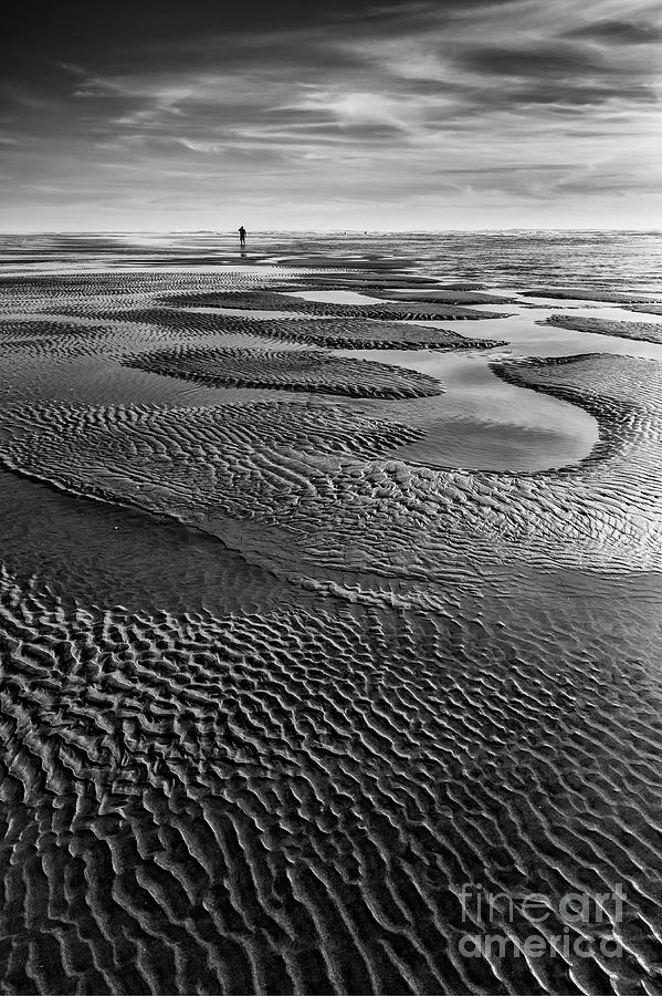 Nature Photograph - The Sand Pattern by Masako Metz