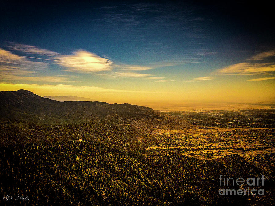 Nature Photograph - The Sandia Mountain Valley #2 by Julian Starks