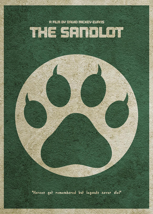 The Sandlot Digital Art - The Sandlot Alternative Minimalist Movie Poster by Inspirowl Design