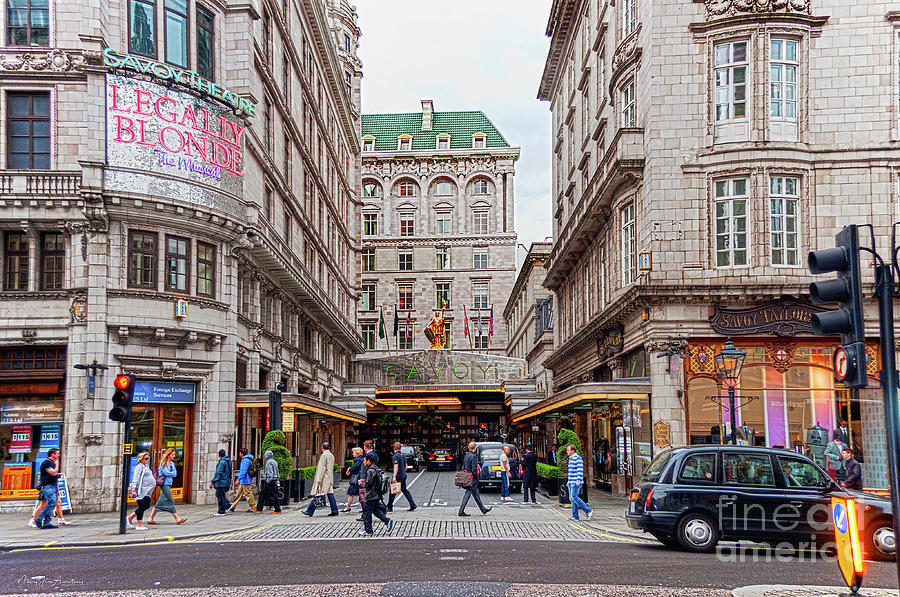 The Savoy, London, England Photograph by Mary Jane Armstrong