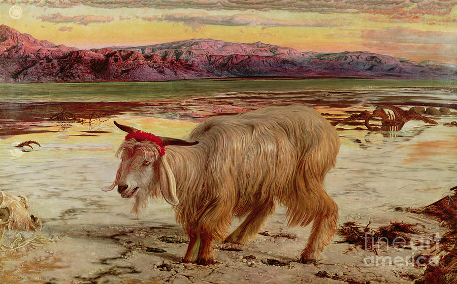 Animal Painting - The Scapegoat by William Holman Hunt