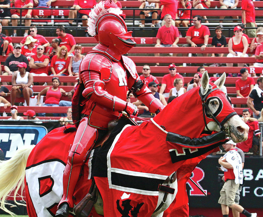 The Scarlet Knight and His Noble Steed # 5 Photograph by Allen Beatty