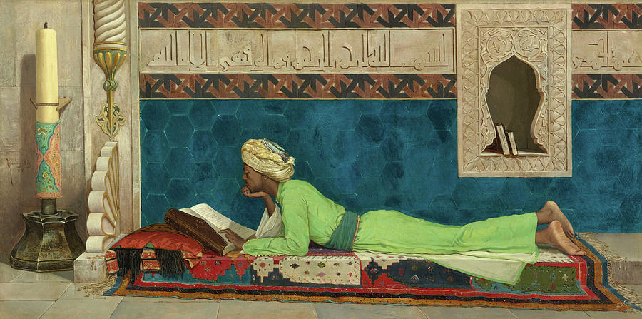 Book Painting - The Scholar by Osman Hamdi Bey