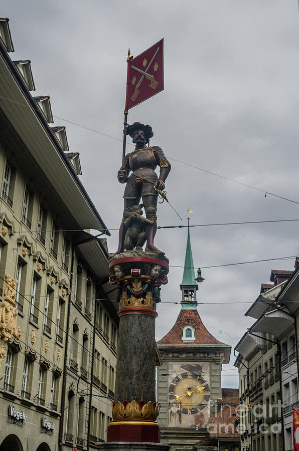 the Schuetzenbrunnen in Bern Photograph by Michelle Meenawong