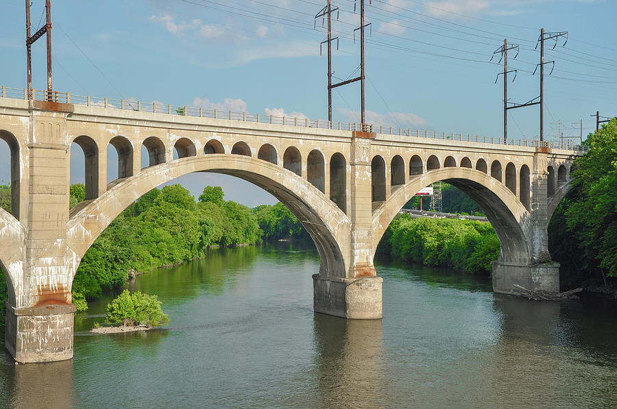 The Schuylkill River and the Manayunk Bridge - Philadelphia Photograph ...