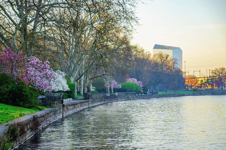 The Schuylkill River in Spring  Photograph by Bill Cannon