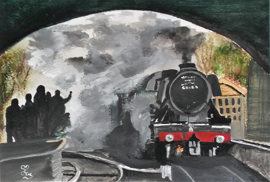 The Scotsman Painting by Carole Robins