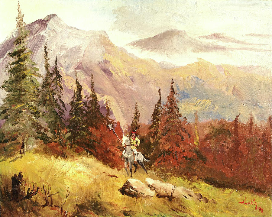 The Scout Painting by Alan Lakin