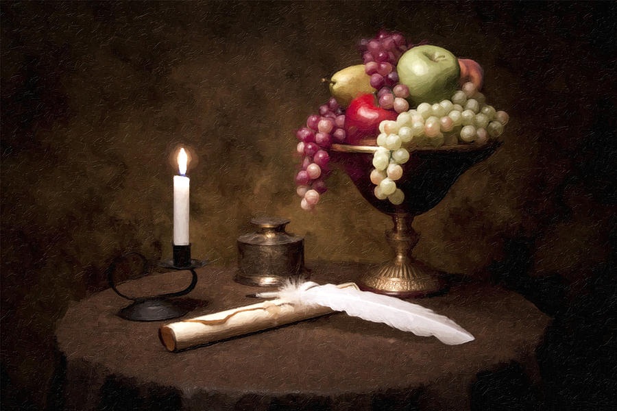 Grape Photograph - The Scribe by Tom Mc Nemar