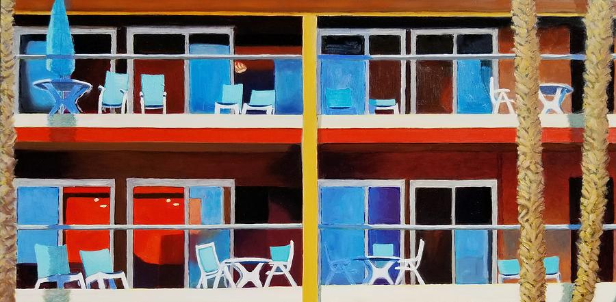 Architecture Painting - The Sea Breeze Hotel by Karyn Robinson