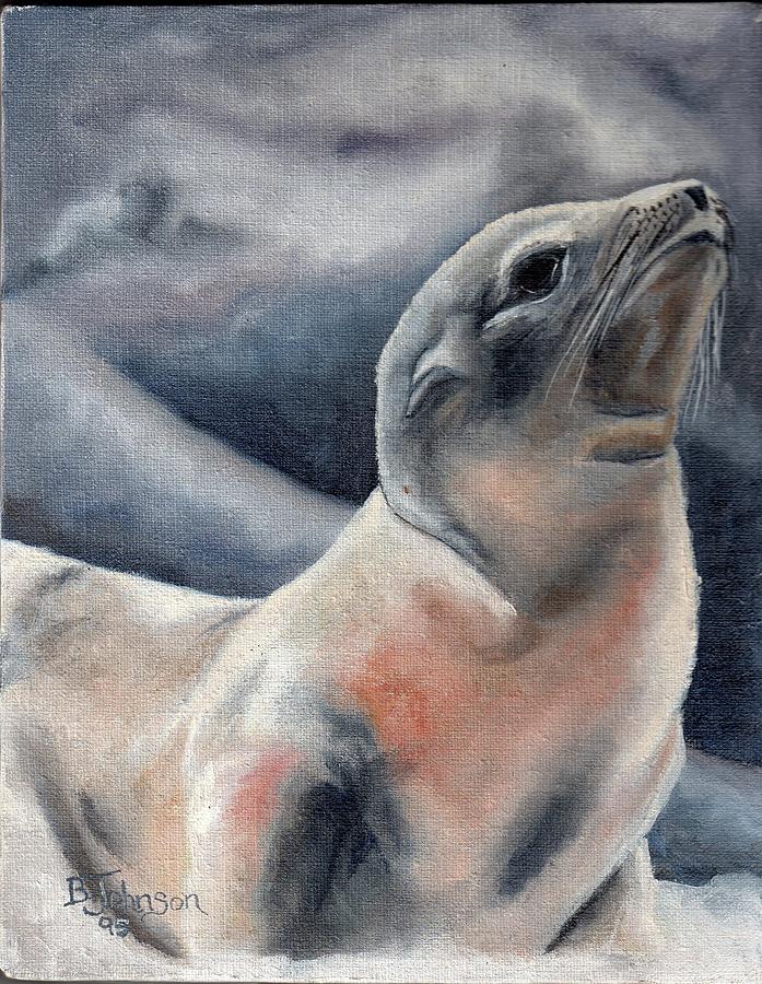 Seal Painting - The Seal by Beverly Johnson