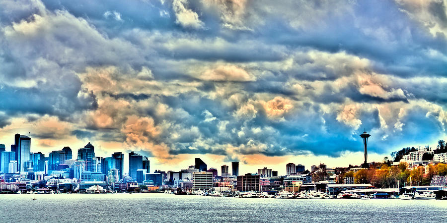 The Seattle Skyline Photograph by David Patterson