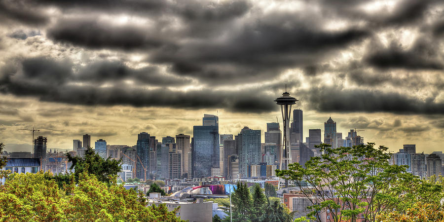 The Seattle Skyline from Kerry Park Photograph by David Patterson