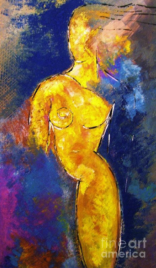 Nude Painting - The Secret Cove 2 by Mimo Krouzian