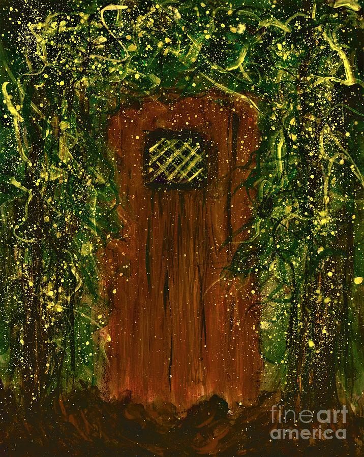 The Secret Door  Painting by Allison Constantino