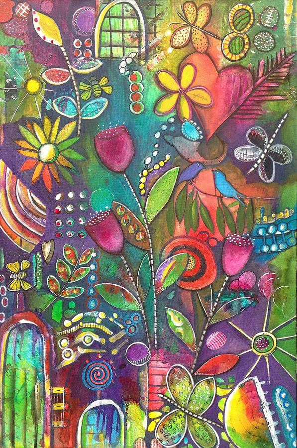 The secret Garden Painting by Astrid Rosemergy - Fine Art America