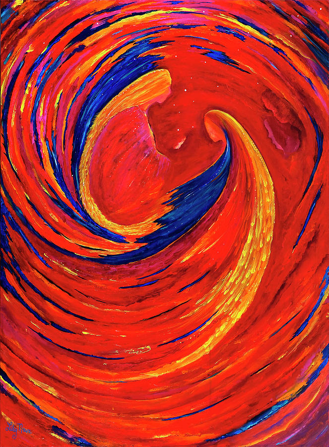 Divine Painting - The Secret by Lily Nava-Nicholson Divine Painting - The Secret by Lily Nava-Nicholson
