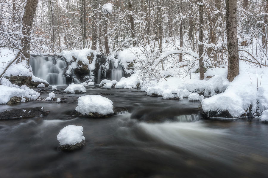 The Secret Waterfall in Winter 2 Photograph by Brian Hale