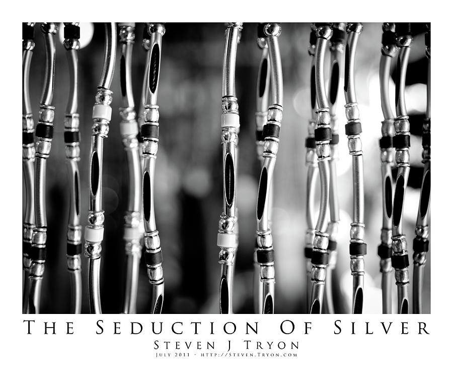 Beads Photograph - The Seduction Of Silver by Steven Tryon Beads Photograph - The Seduction Of Silver by Steven Tryon